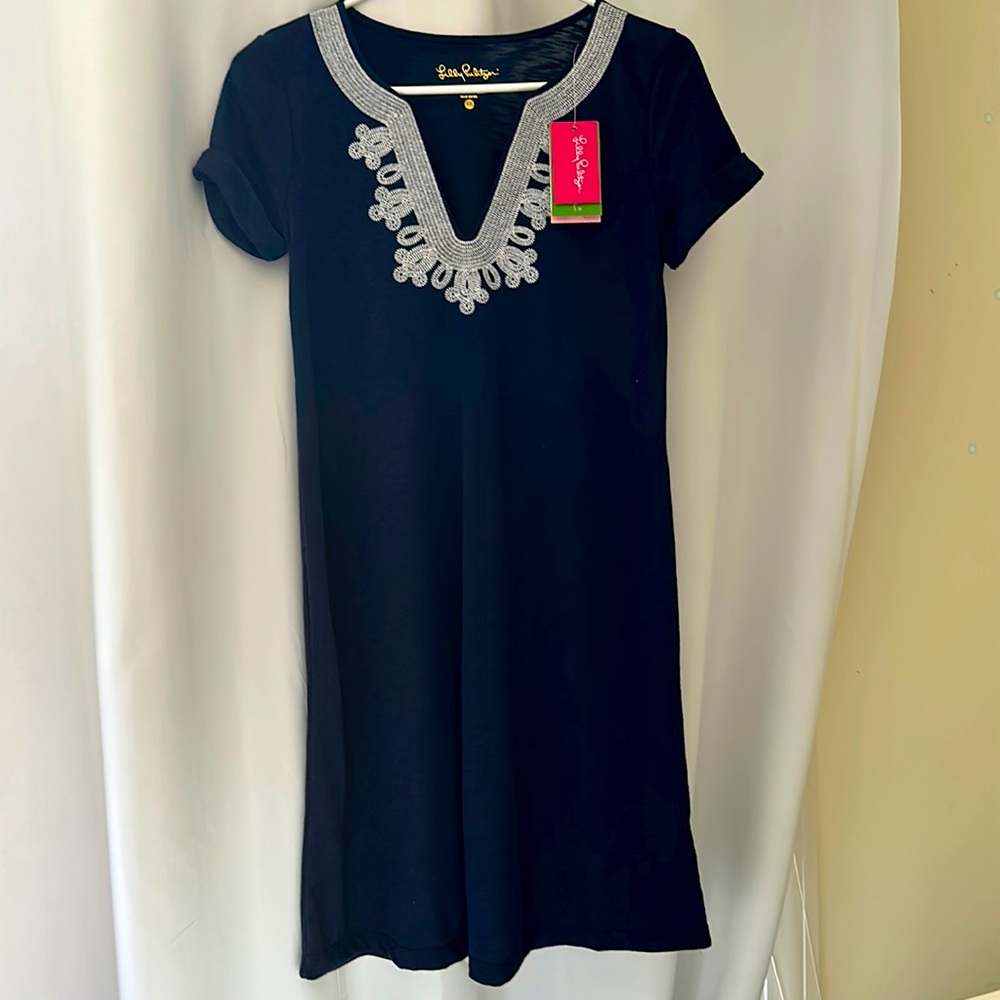 NWT Lilly Pulitzer Maisy Dress in “True Navy”